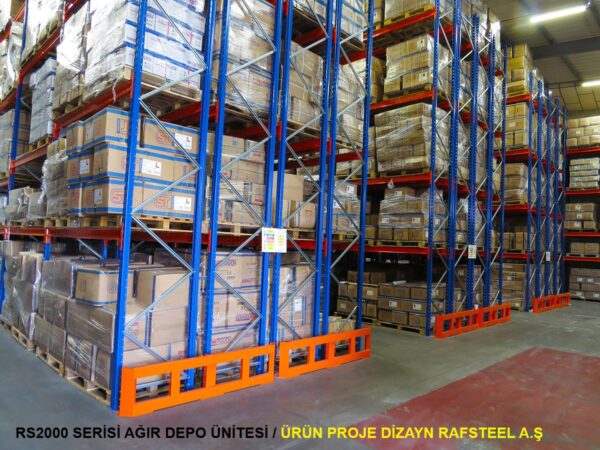 RS2000 SERİSİ AĞIR DEPO ÜNİTE 3 / ÜRÜN  PROJE DİZAYN GÖRSELİ RAFSTEEL A.Ş