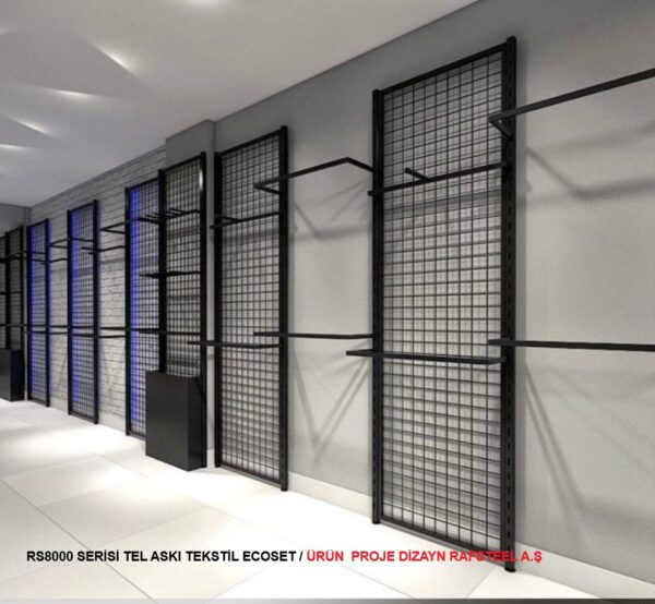 RS6000 SERİSİ AHŞAP ÜNİTE 9 / ÜRÜN  PROJE DİZAYN GÖRSELİ RAFSTEEL A.Ş