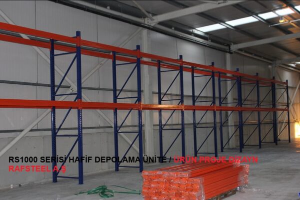 RS1000 SERİSİ HAFİF DEPO ÜNİTE 9 / ÜRÜN  PROJE DİZAYN GÖRSELİ RAFSTEEL A.Ş
