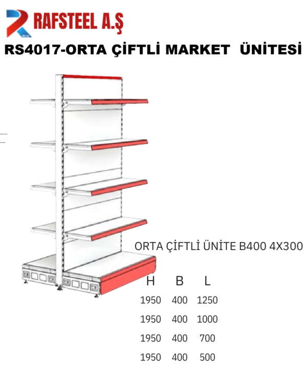 RS4017-ORTA ÇİFTLİ MARKET  ÜNİTESİ