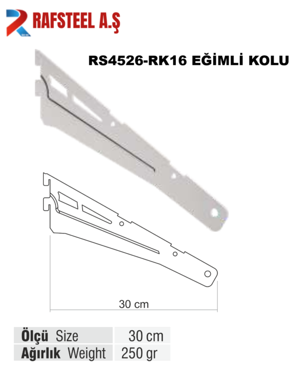 RS4526-RK16 EĞİMLİ KOLU