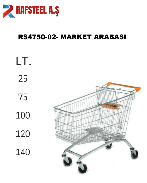 RS4750-01-PLASTİK MARKET ARABASI