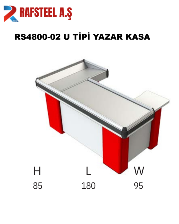 RS4800-02 U TİPİ YAZAR KASA