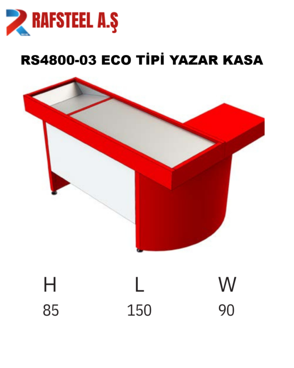 RS4800-03 ECO TİPİ YAZAR KASA