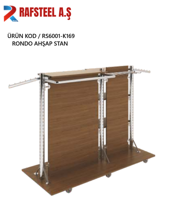 RS6001-K169 RONDO AHŞAP STAND