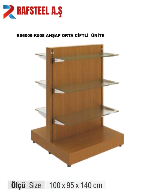 RS6009-K508 AHŞAP ORTA CİFTLİ  ÜNİTE