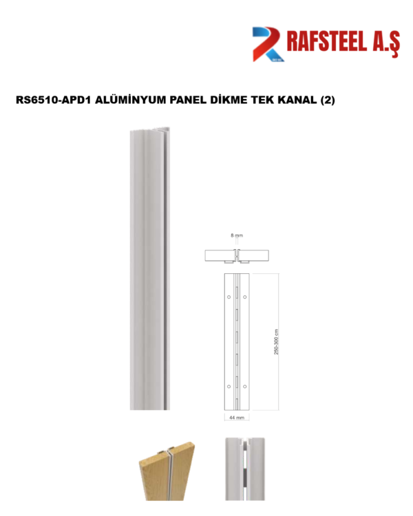 RS6510-APD1 ALÜMİNYUM PANEL DİKME TEK KANAL (2)