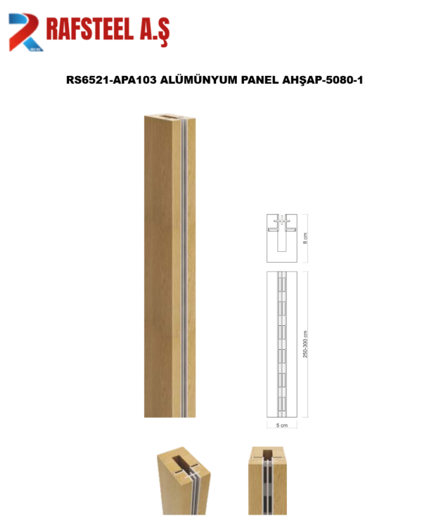 RS6521-APA103 ALÜMÜNYUM PANEL AHŞAP-5080-1