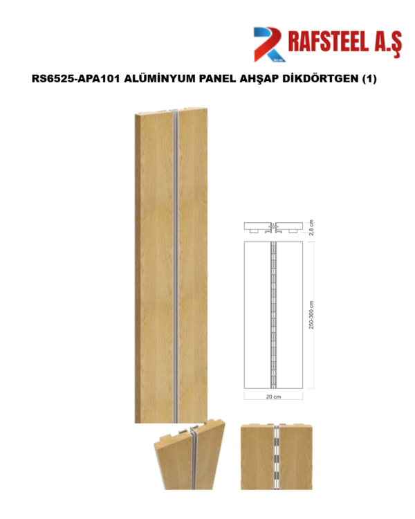 RS6525-APA101 ALÜMİNYUM PANEL AHŞAP DİKDÖRTGEN (1)