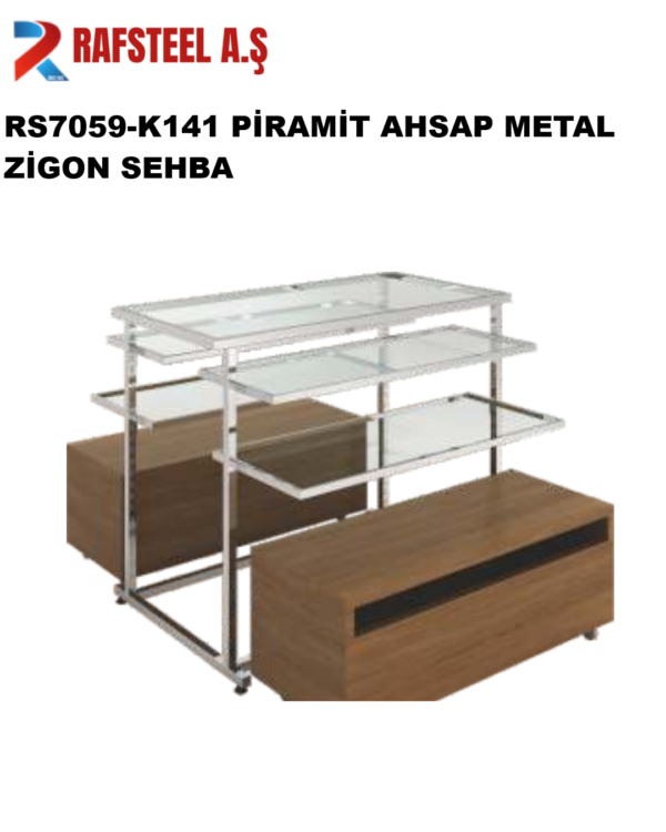 RS7059-K141 PİRAMİT AHSAP METAL ZİGON SEHBA