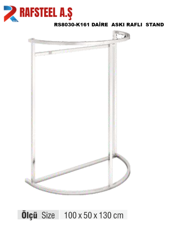 RS8030-K161 DAİRE  ASKI RAFLI  STAND