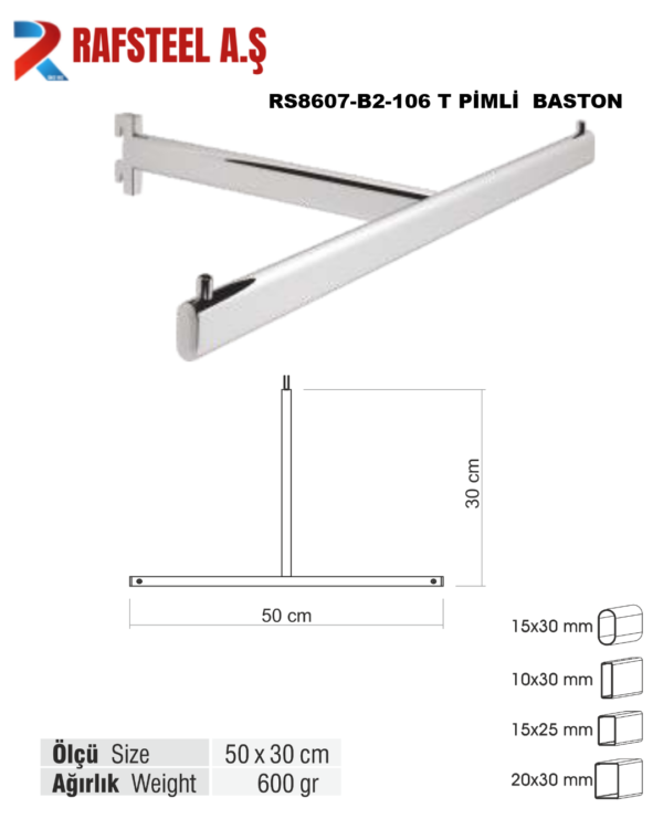 RS8607-B2-106 T PİMLİ  BASTON